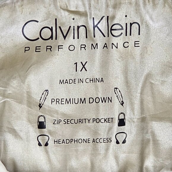 ✨ Calvin Klein Performance Jacket – Women’s 1X, Light Gold Bodice & Black Knit S - Picture 5 of 15